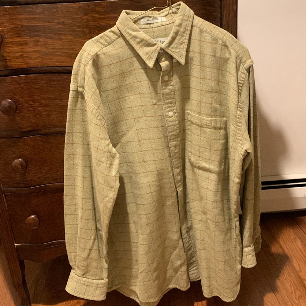 Men’s cotton flannel shirt, like new!